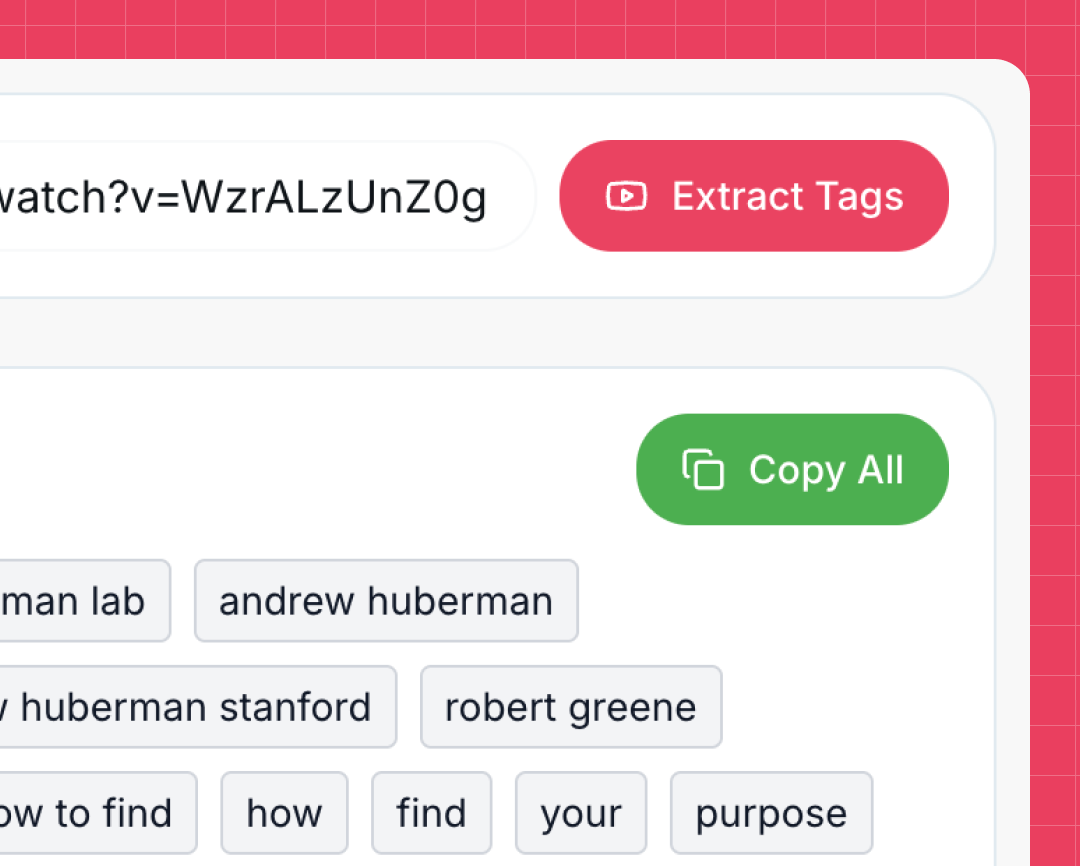 Youtube Tag Generator