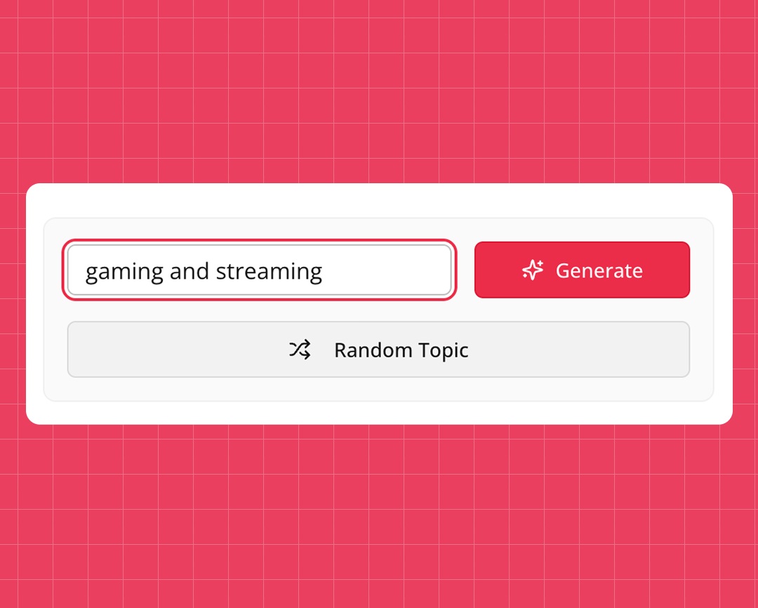 YouTube Name Generator