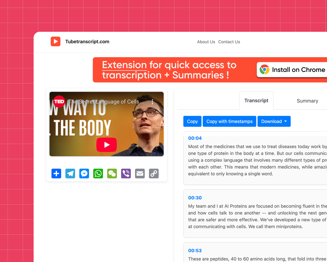 YouTube Video Summarizer