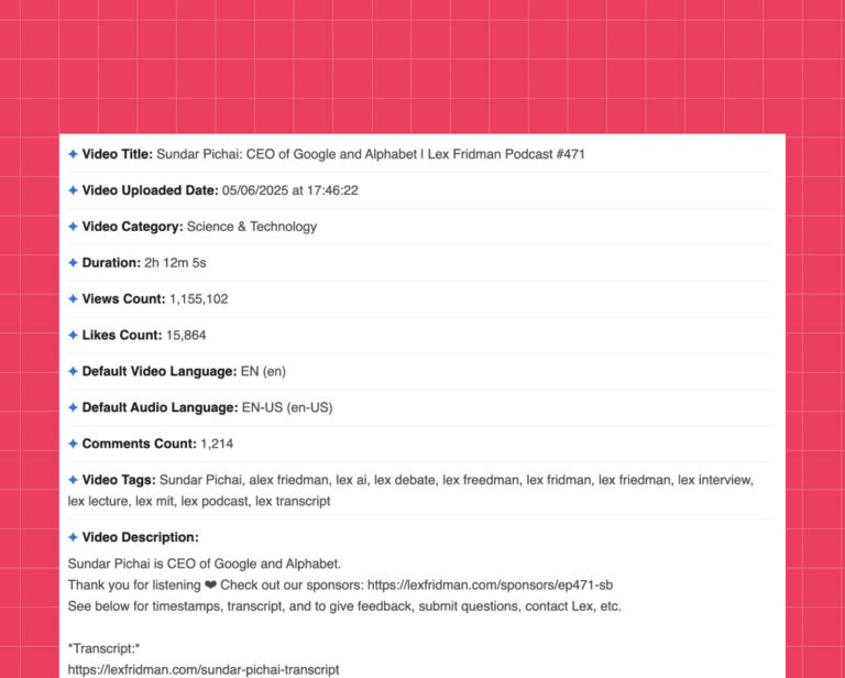 Youtube Data Viewer
