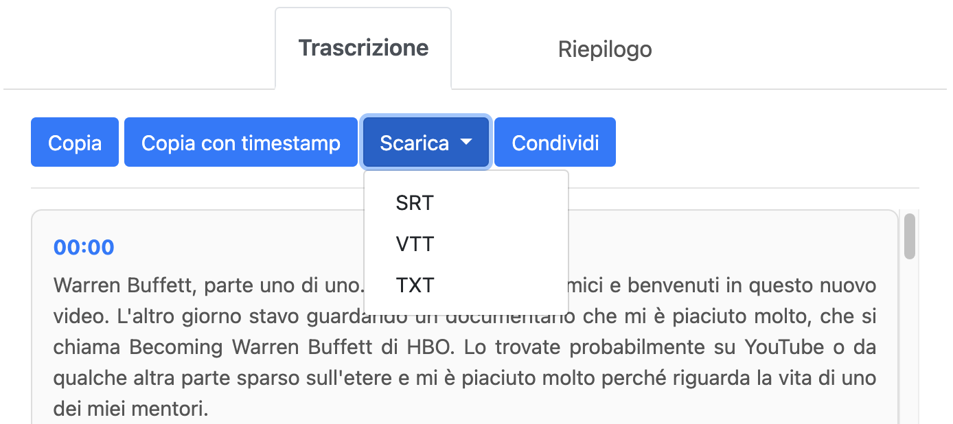 Come convertire un video YouTube in testo online