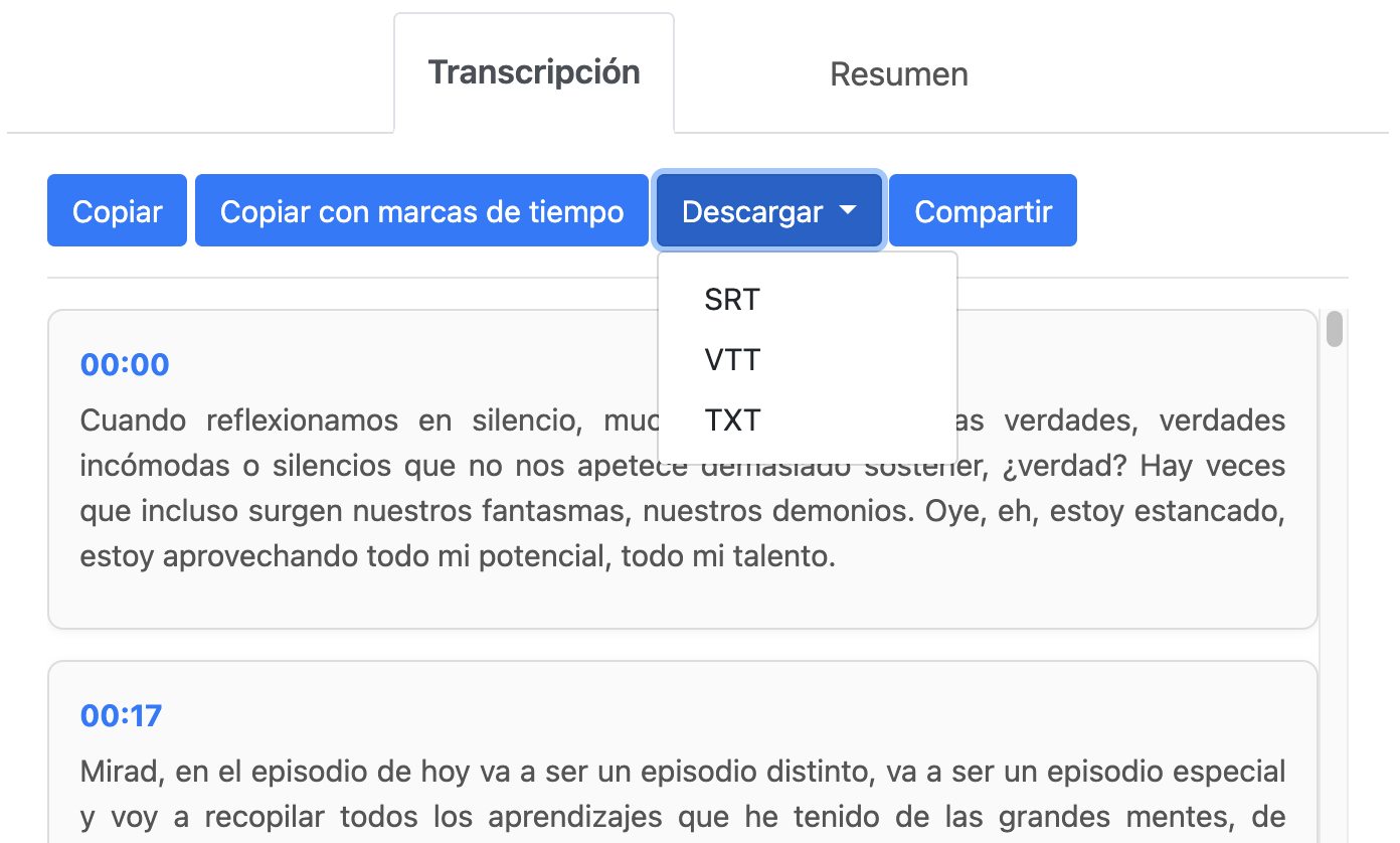 Cómo transcribir un video de YouTube