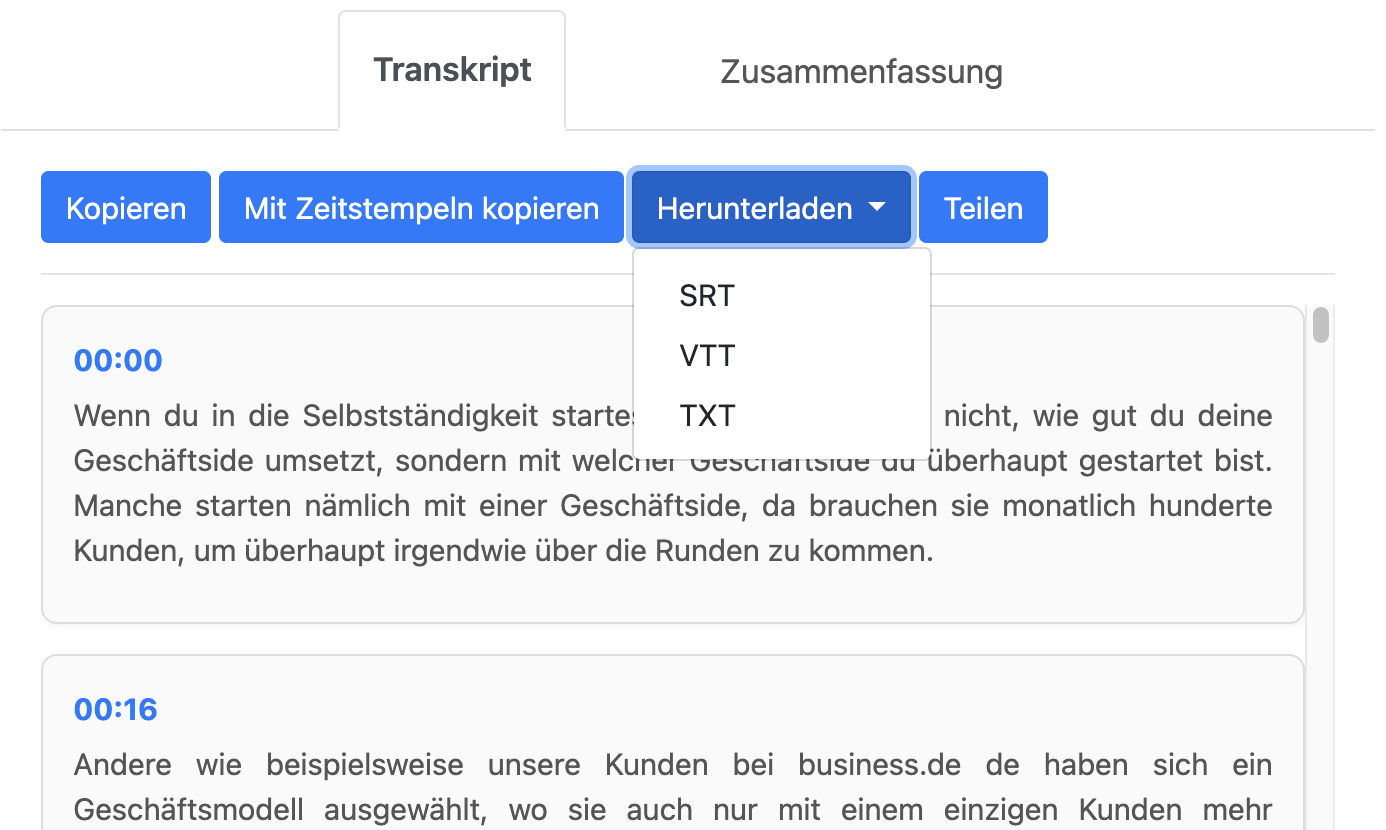 Wie Sie YouTube-Untertitel als TXT, SRT oder VTT herunterladen