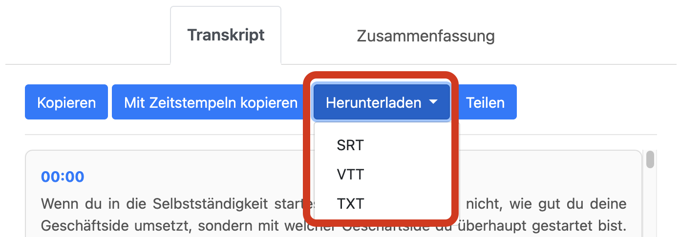 Wie Sie YouTube-Untertitel als TXT, SRT oder VTT herunterladen