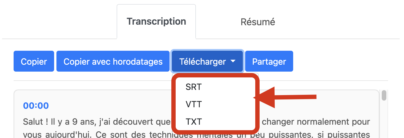 Comment télécharger des sous-titres YouTube en TXT, SRT ou VTT
